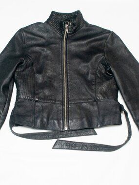 GASC Womens Leather Jacket Size Medium